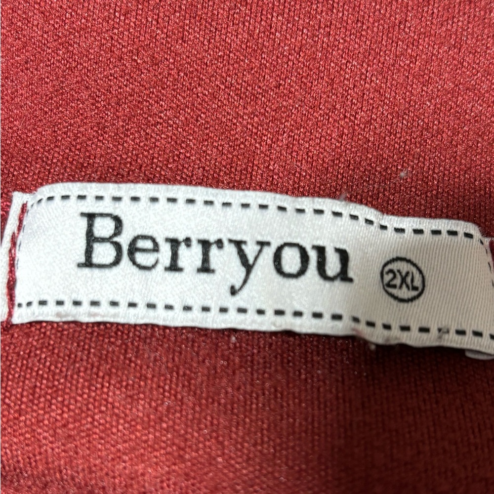 Berryou ladies 2XL butter soft long sleeve pull over. Drawstring neck ft pocket - Picture 6 of 7